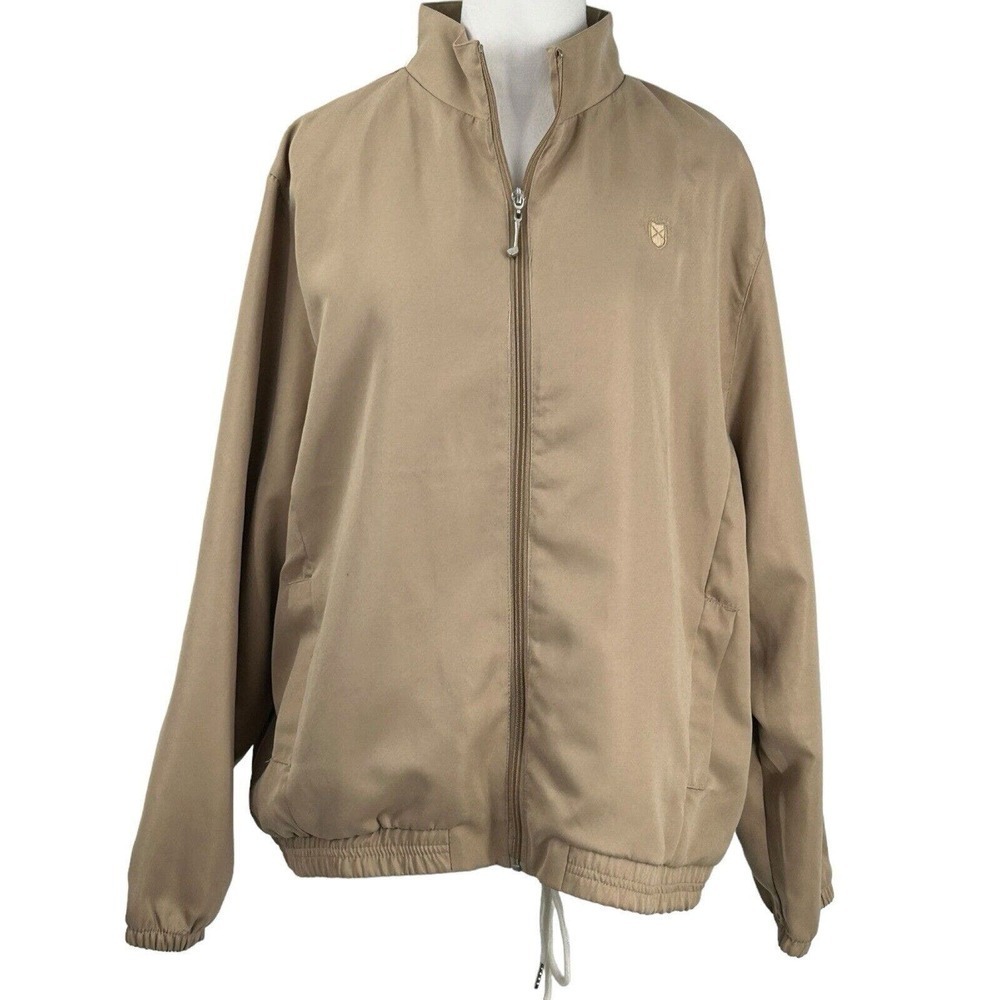 Allyson Whitmore Women's Golf Jacket Mesh Lined Pockets Crest X-Large